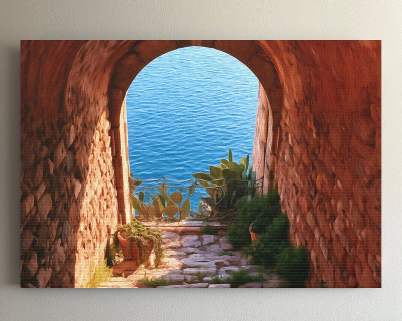 Nafplio Stone Arch Passage — Nafplio, Greece