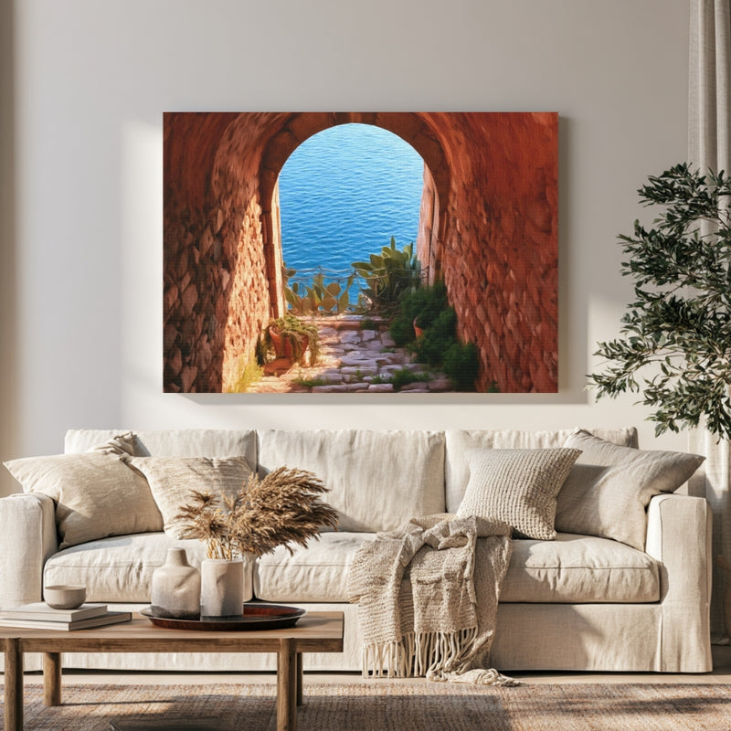 Nafplio Stone Arch Passage — Nafplio, Greece, view 1