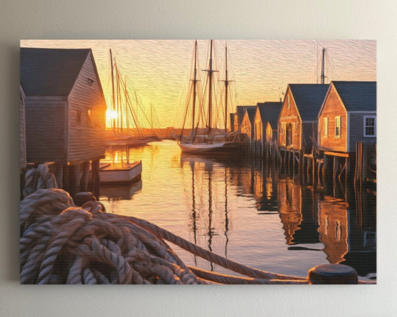 Nantucket Harbor Sunset Docks — Nantucket, Massachusetts