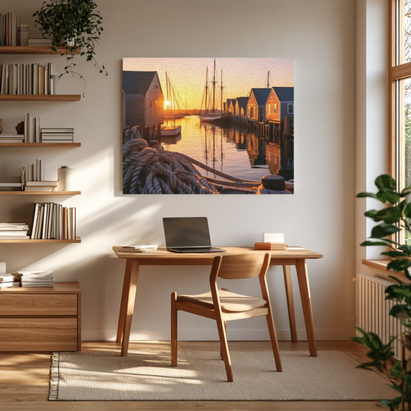 Nantucket Harbor Sunset Docks — Nantucket, Massachusetts, view 4