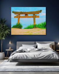 Torii Gate Sandy Shore — study 1 thumbnail