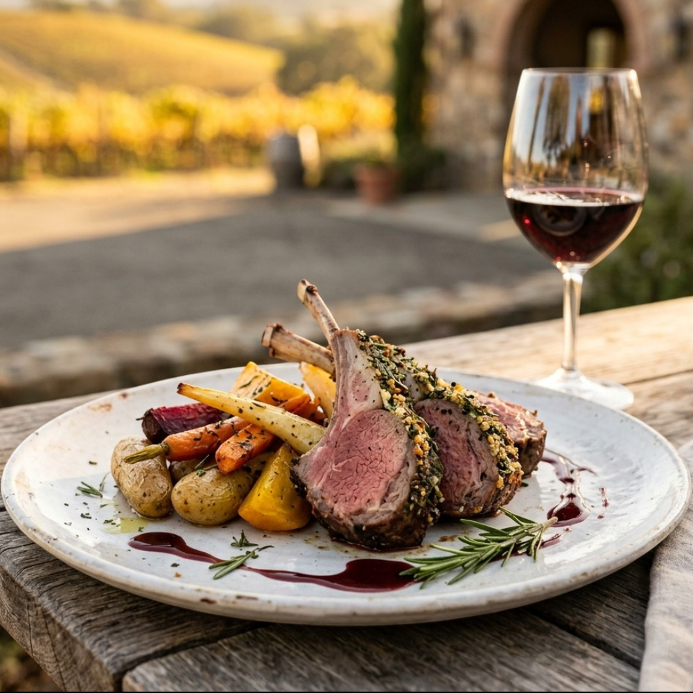 Local cuisine study in Napa Valley, California