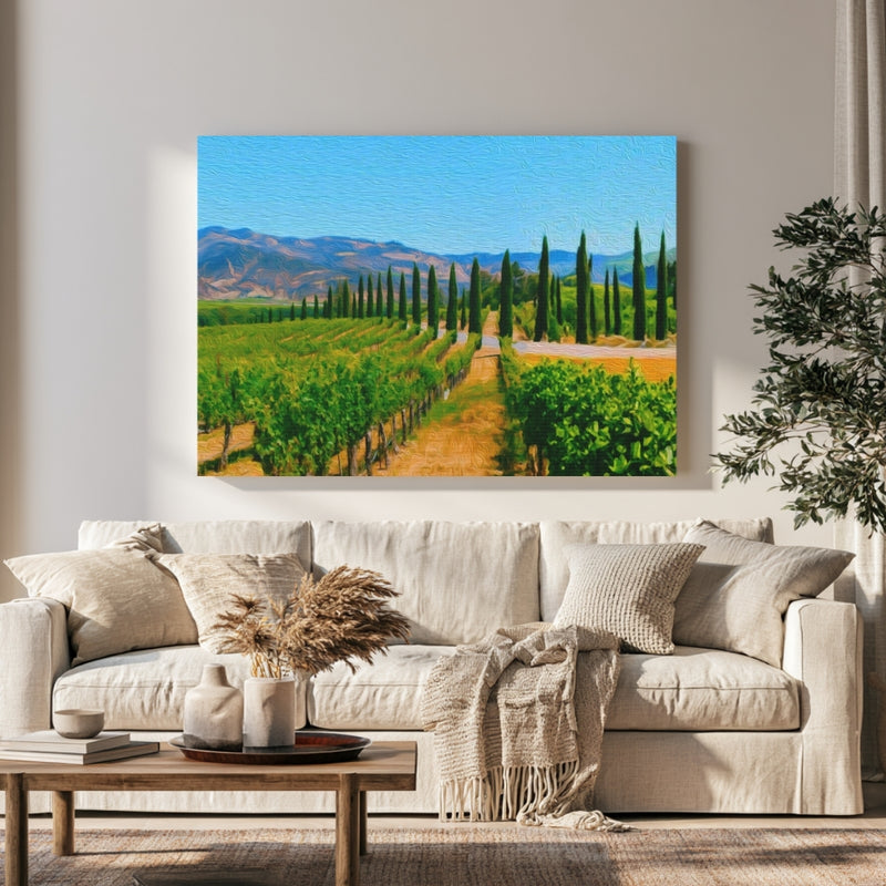 Napa Valley Vineyard Vista — Napa Valley, California, view 1