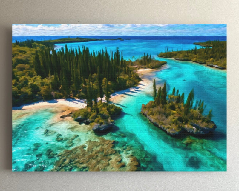 Turquoise Lagoon Pine Shores — New Caledonia, France
