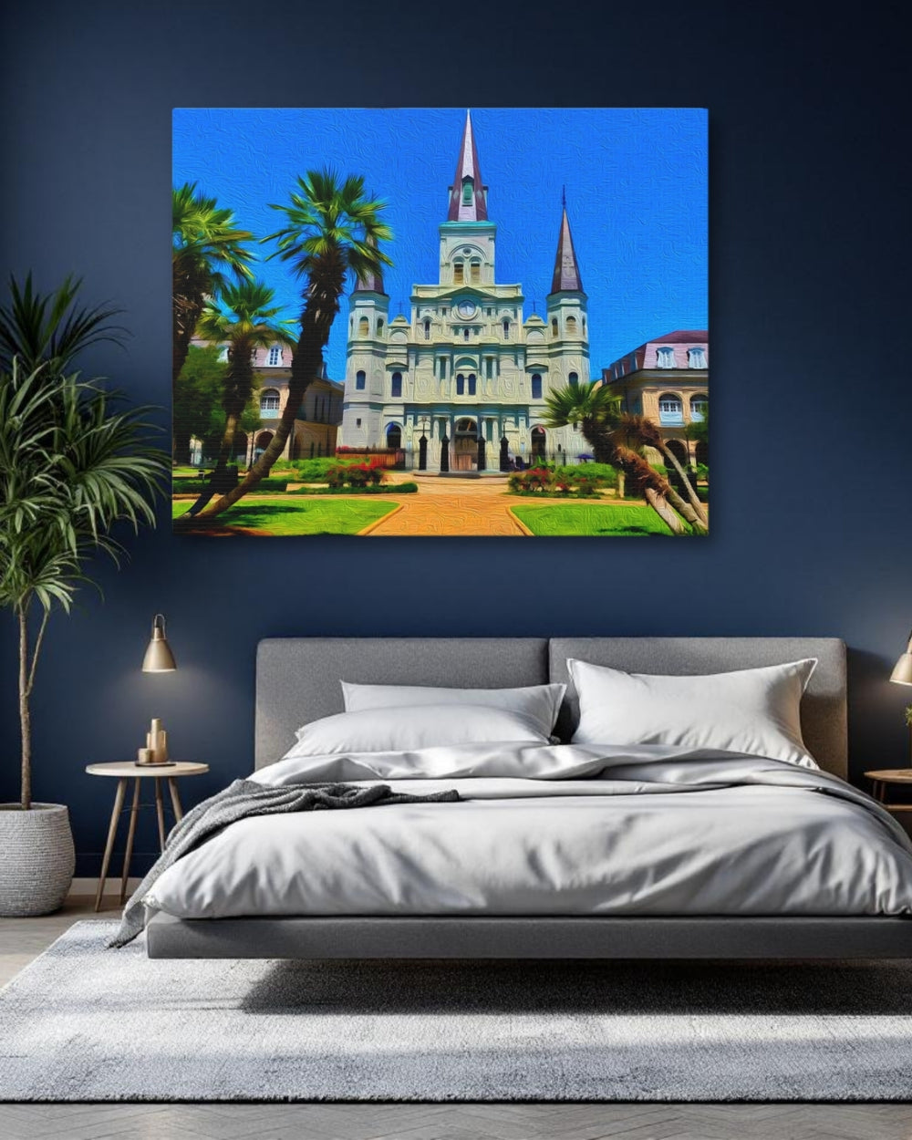 New Orleans, Louisiana | St. Louis Cathedral Jackson Square | Original Series Gallery Canvas detail