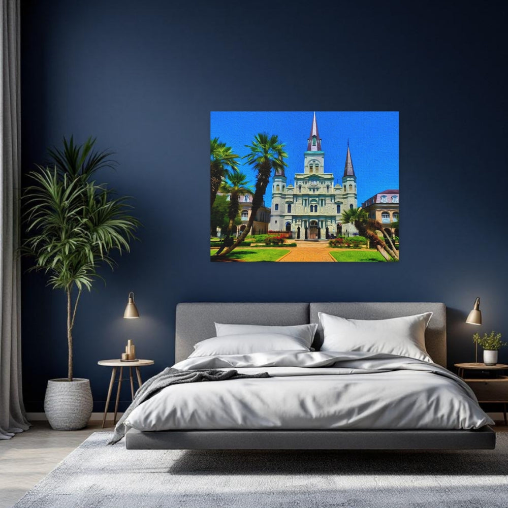 New Orleans, Louisiana | St. Louis Cathedral Jackson Square | Original Series Gallery Canvas detail