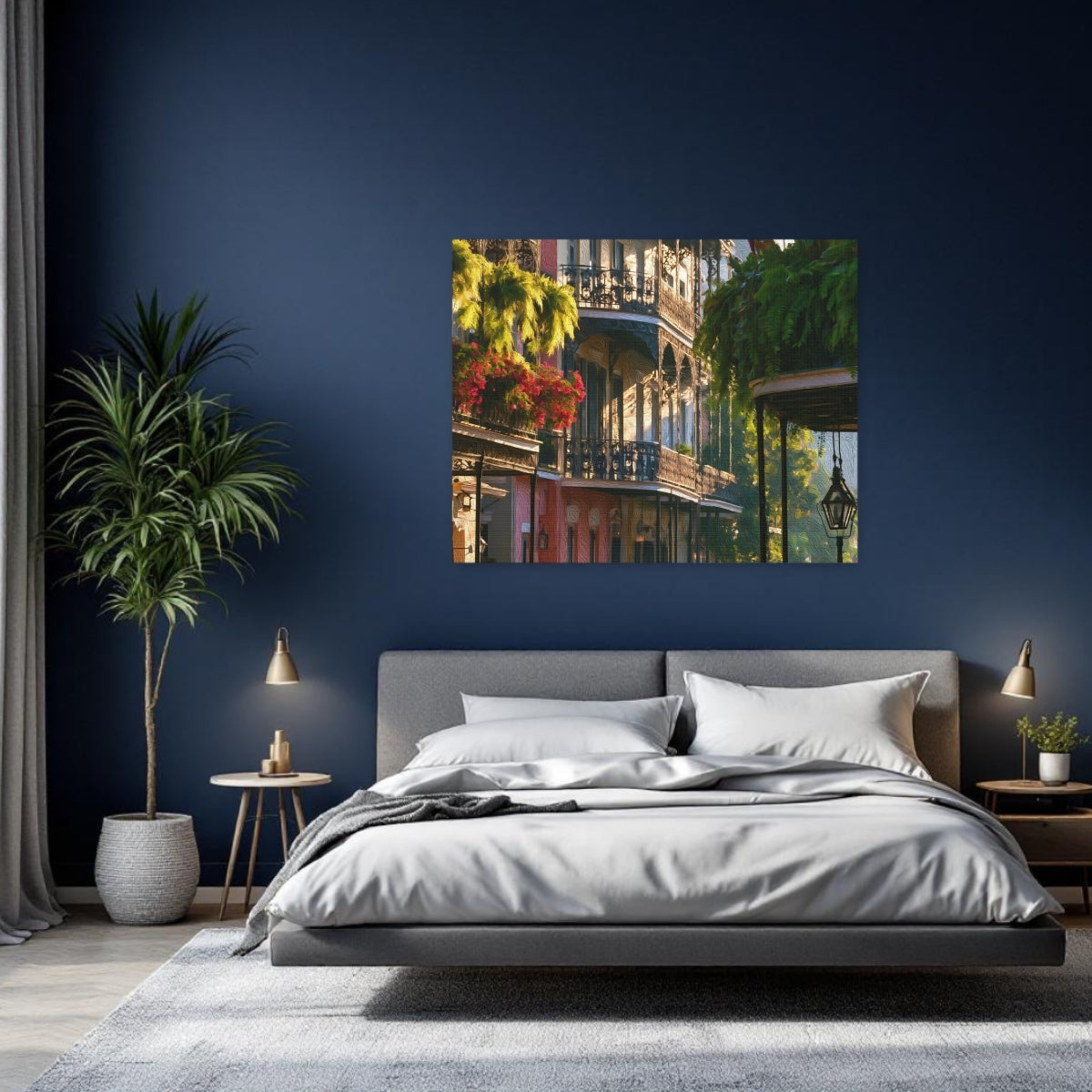 French Quarter Iron Balconies — New Orleans, Louisiana, study 2