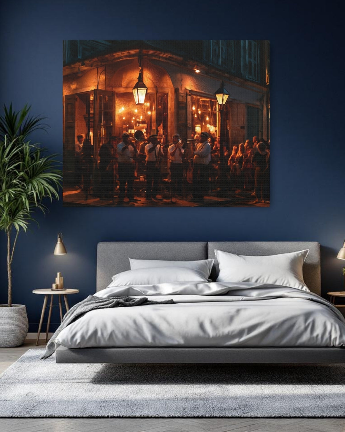 French Quarter Jazz Street Corner — New Orleans, Louisiana, study 1
