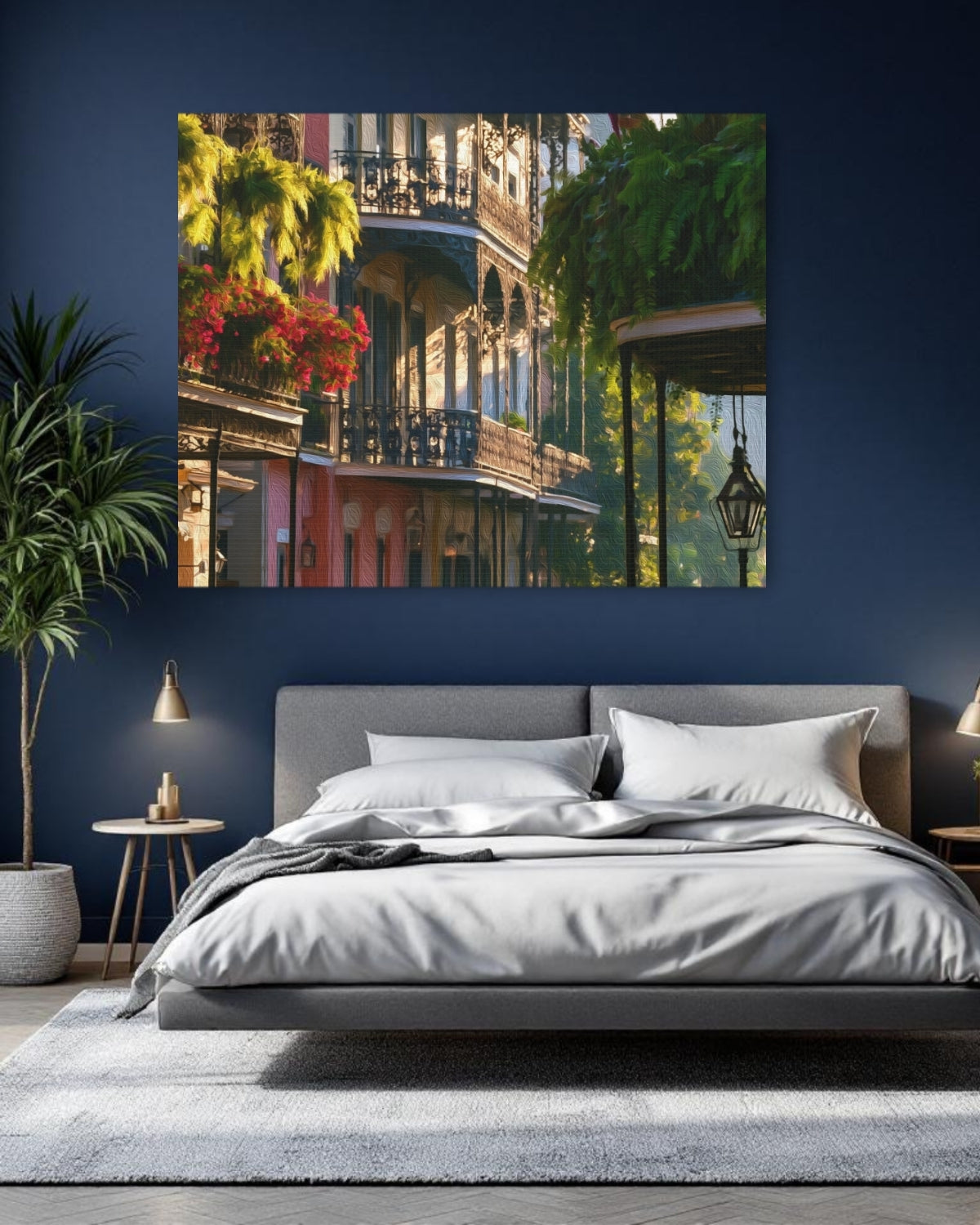 French Quarter Iron Balconies — New Orleans, Louisiana, study 1