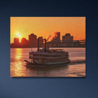 Steamboat on Mississippi River — study 4 thumbnail