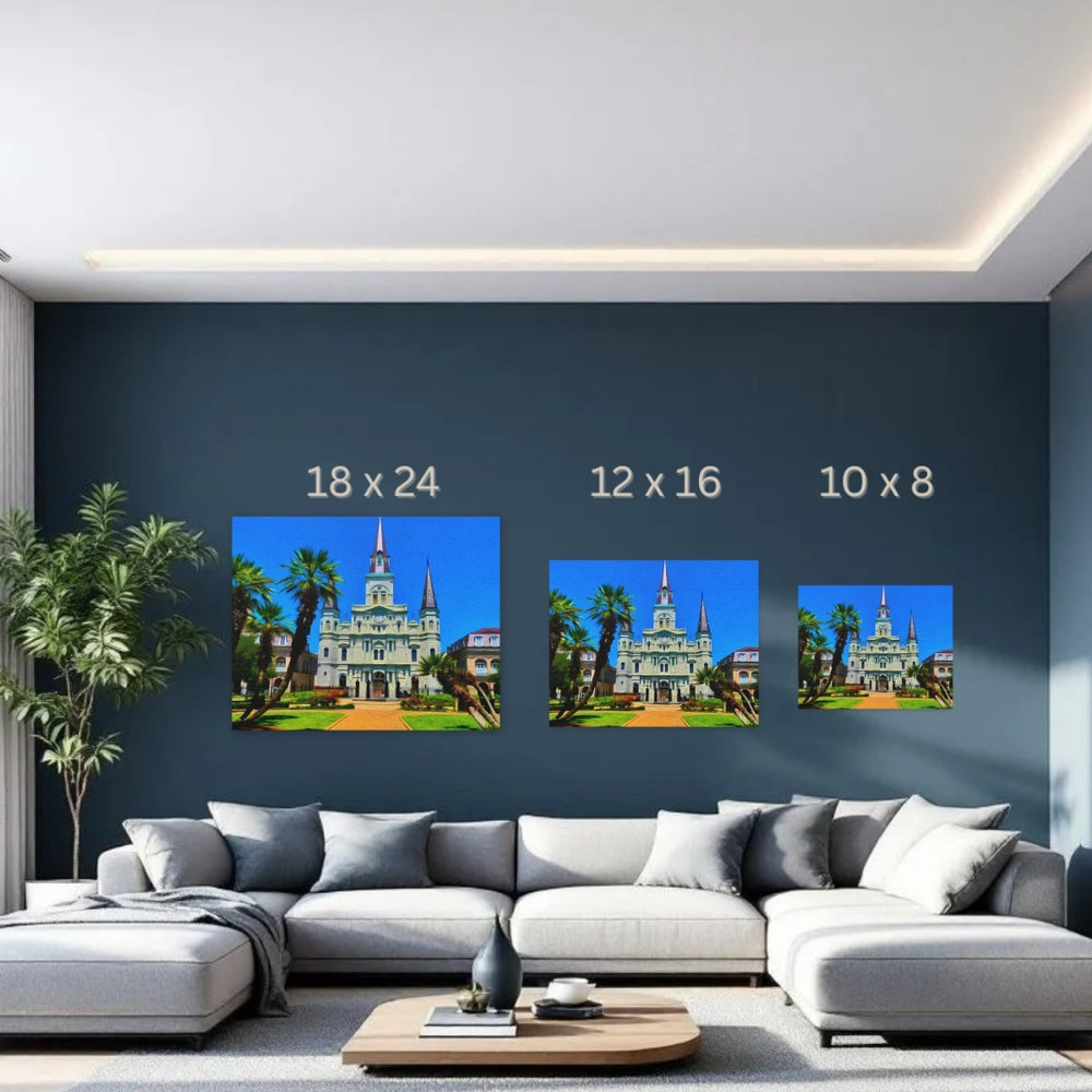 New Orleans, Louisiana | St. Louis Cathedral Jackson Square | Original Series Gallery Canvas detail