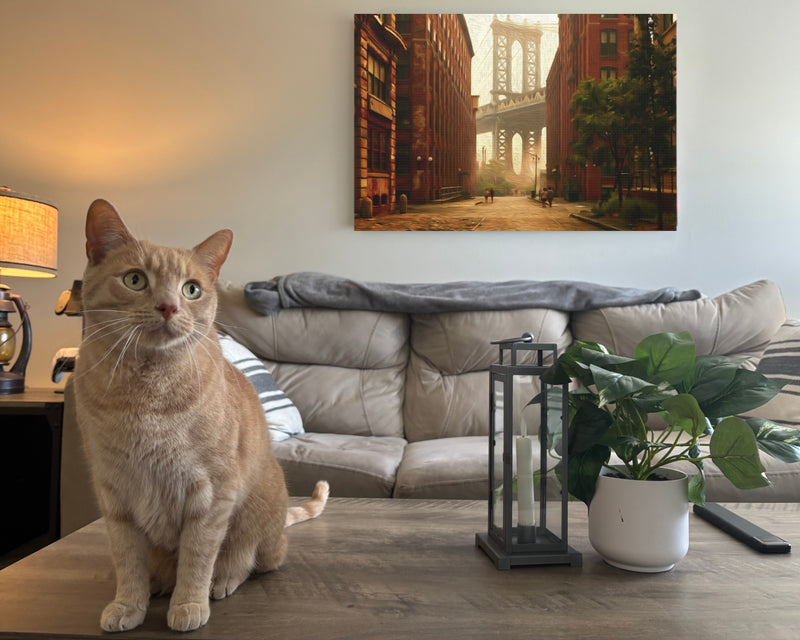 New York City, New York | Manhattan Bridge DUMBO Brooklyn | Original Series Gallery Canvas