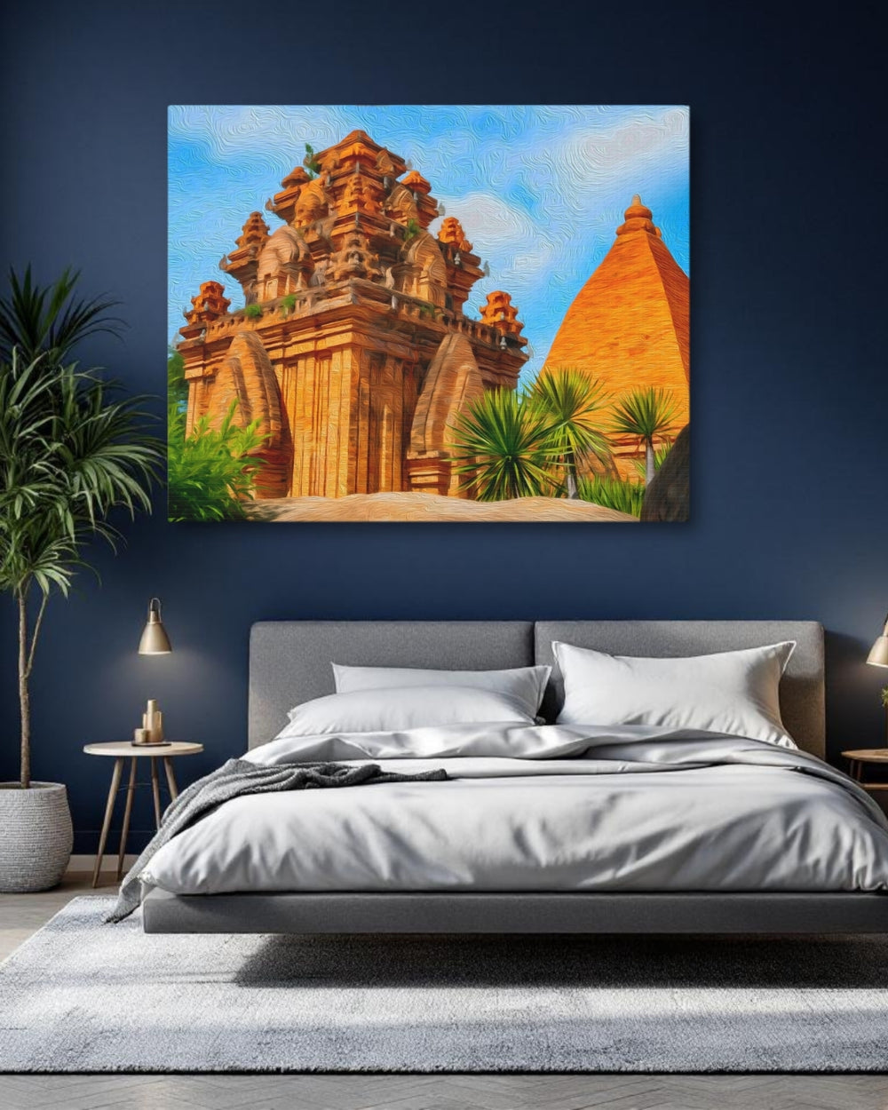 Nha Trang, Vietnam | Po Nagar Cham Towers | Original Series Gallery Canvas detail