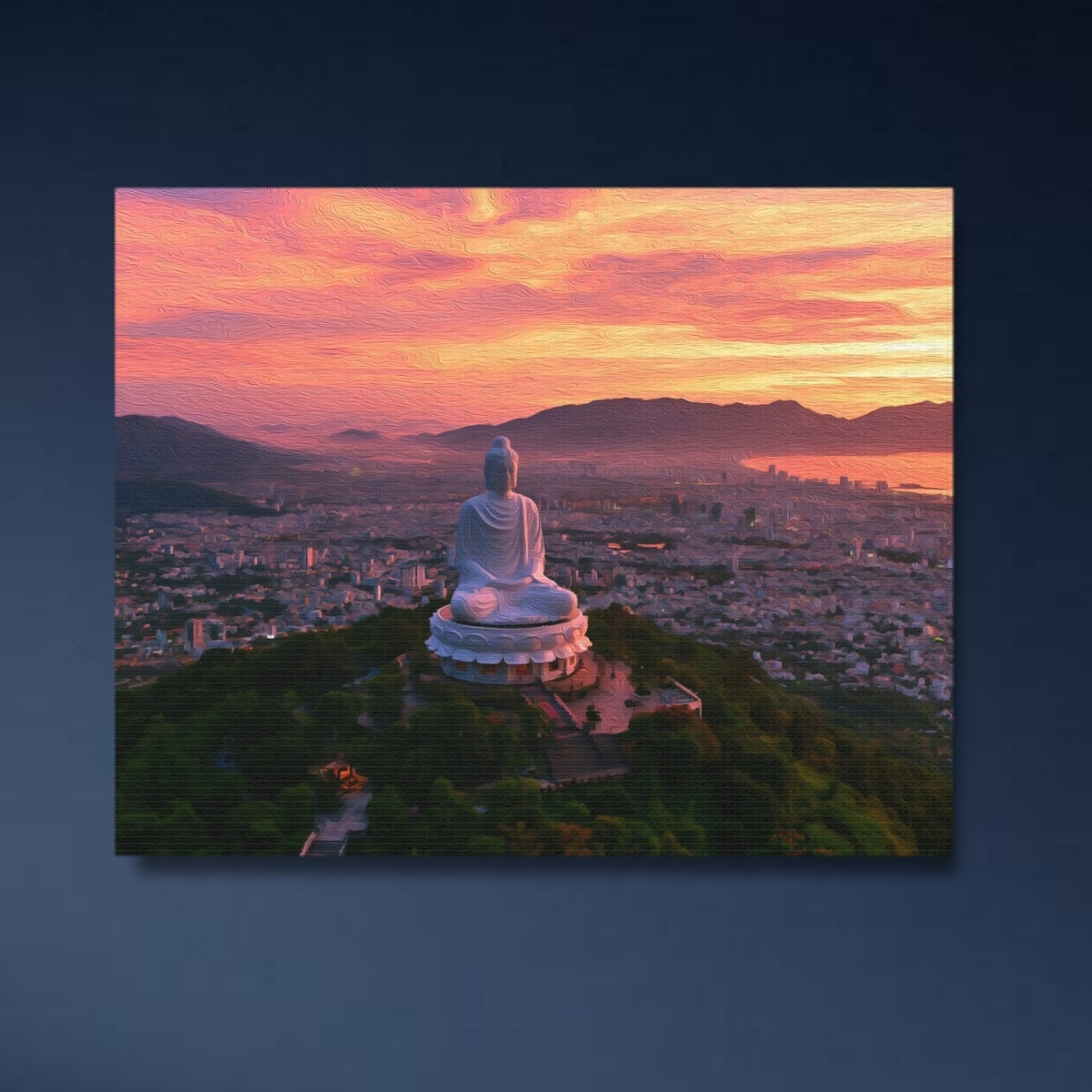 White Buddha Hilltop Nha Trang — Nha Trang, Vietnam, close-up detail