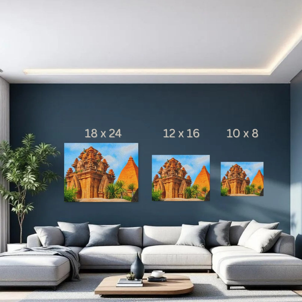 Nha Trang, Vietnam | Po Nagar Cham Towers | Original Series Gallery Canvas detail