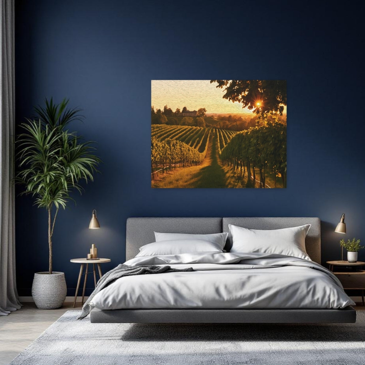 Niagara-on-the-Lake Vineyard Sunset — Niagara-on-the-Lake, Ontario, study 2