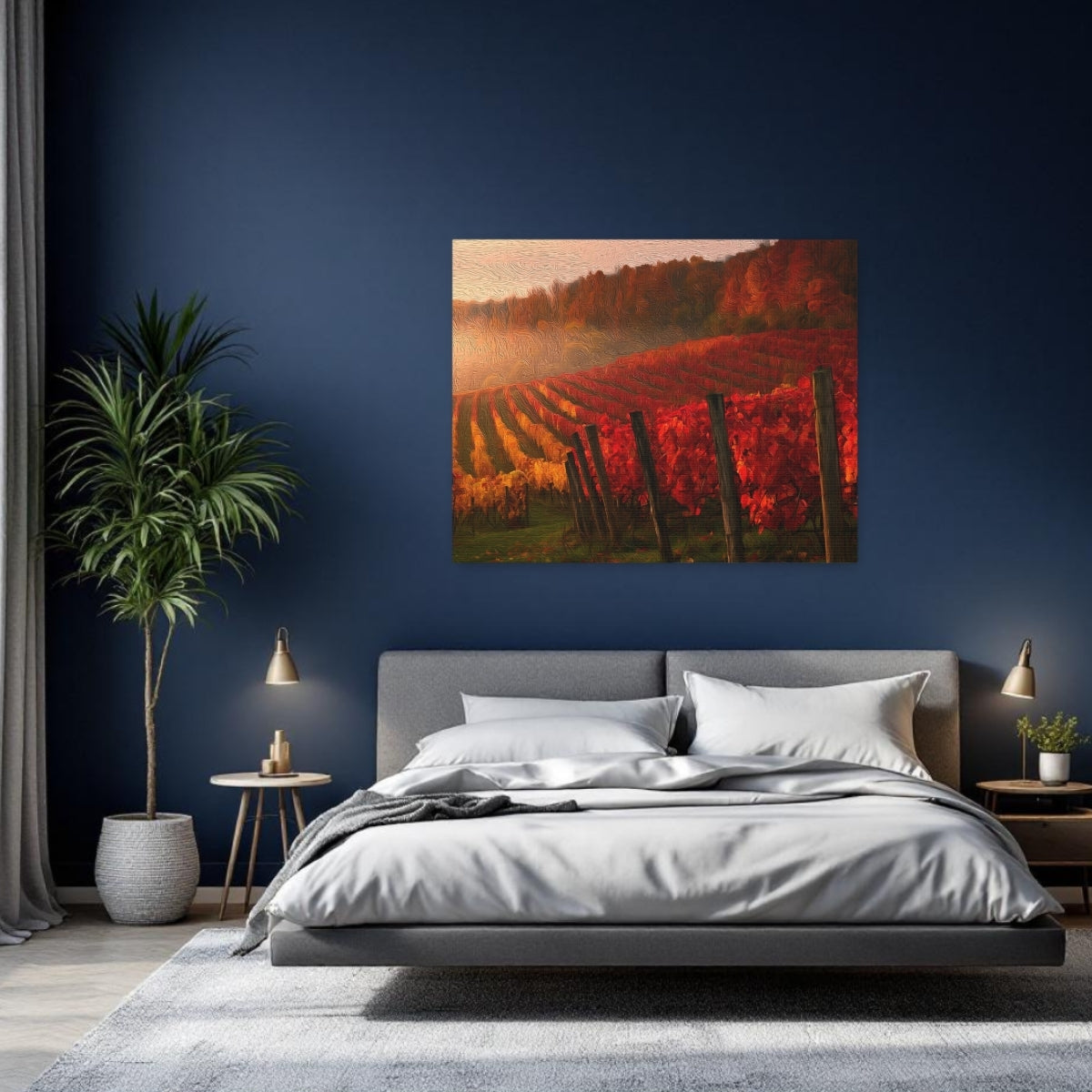 Niagara-on-the-Lake Autumn Vineyard — Niagara-on-the-Lake, Ontario, study 2