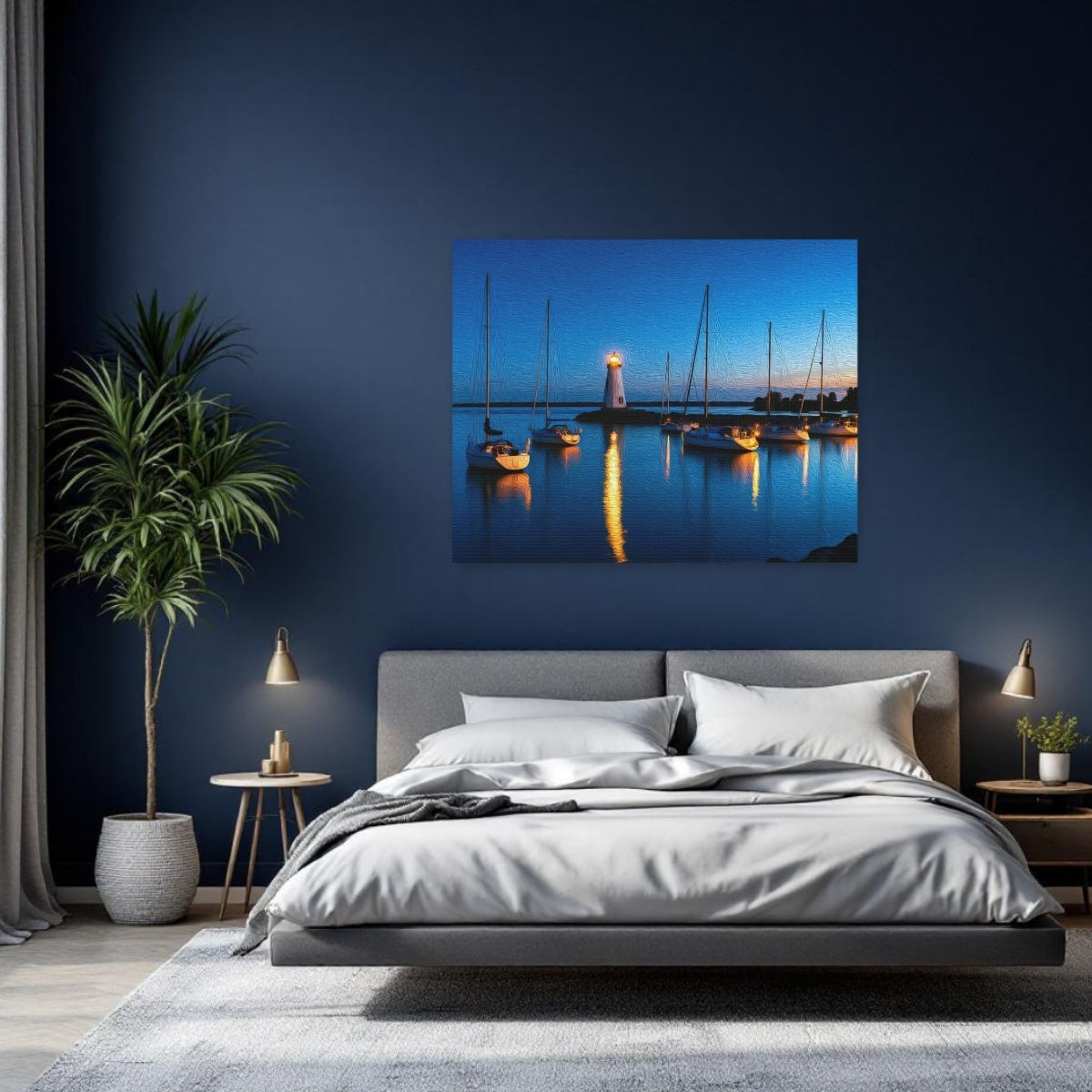 Niagara-on-the-Lake, Ontario | Niagara-on-the-Lake Lighthouse Marina | Original Series Gallery Canvas detail