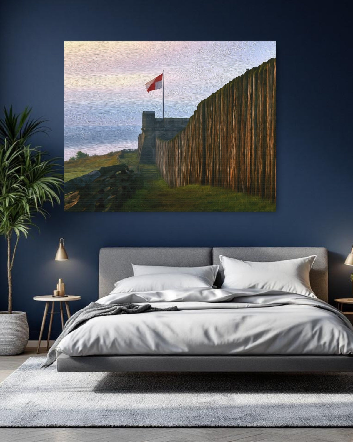Fort George Palisade Wall — Niagara-on-the-Lake, Ontario, study 1