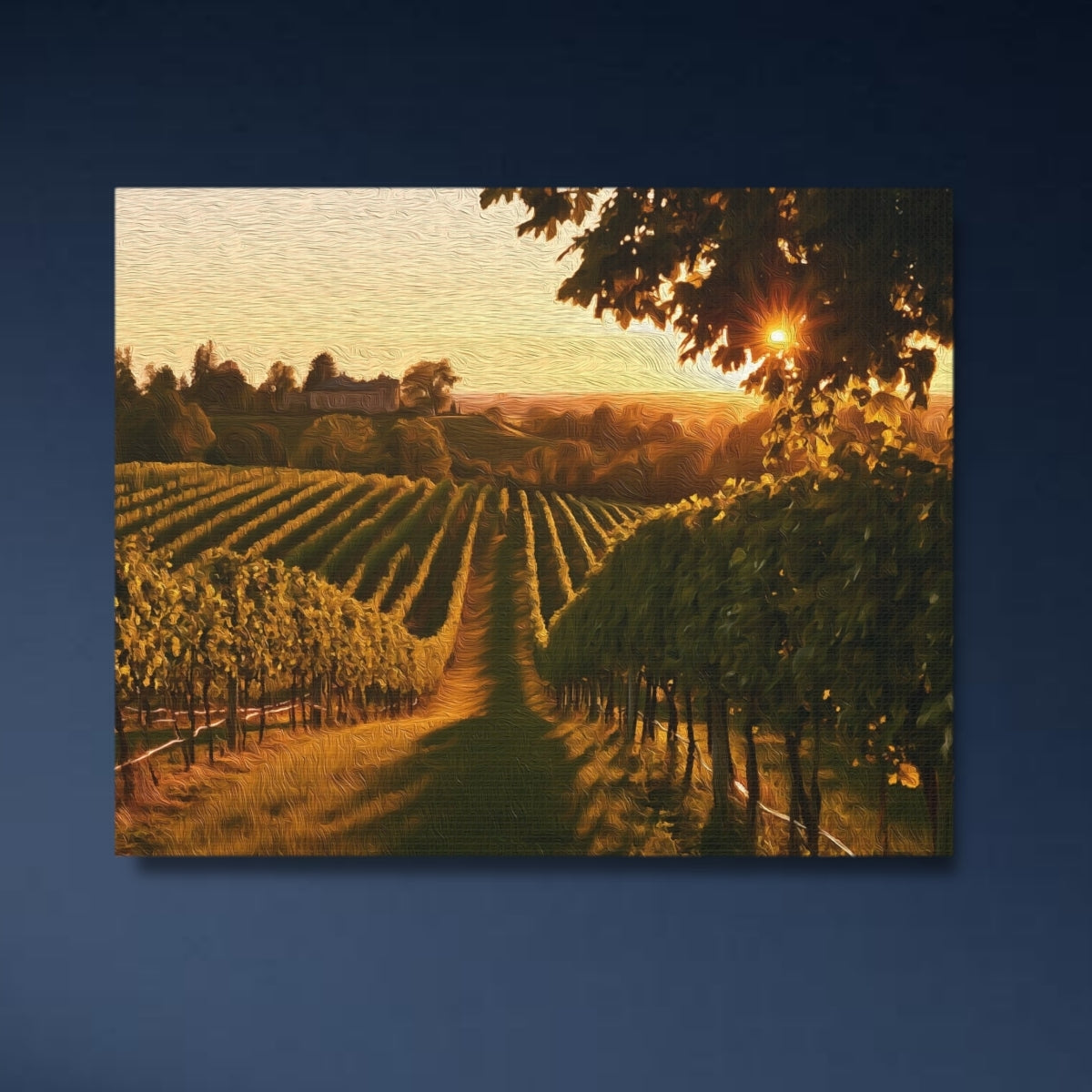 Niagara-on-the-Lake Vineyard Sunset — Niagara-on-the-Lake, Ontario, study 4