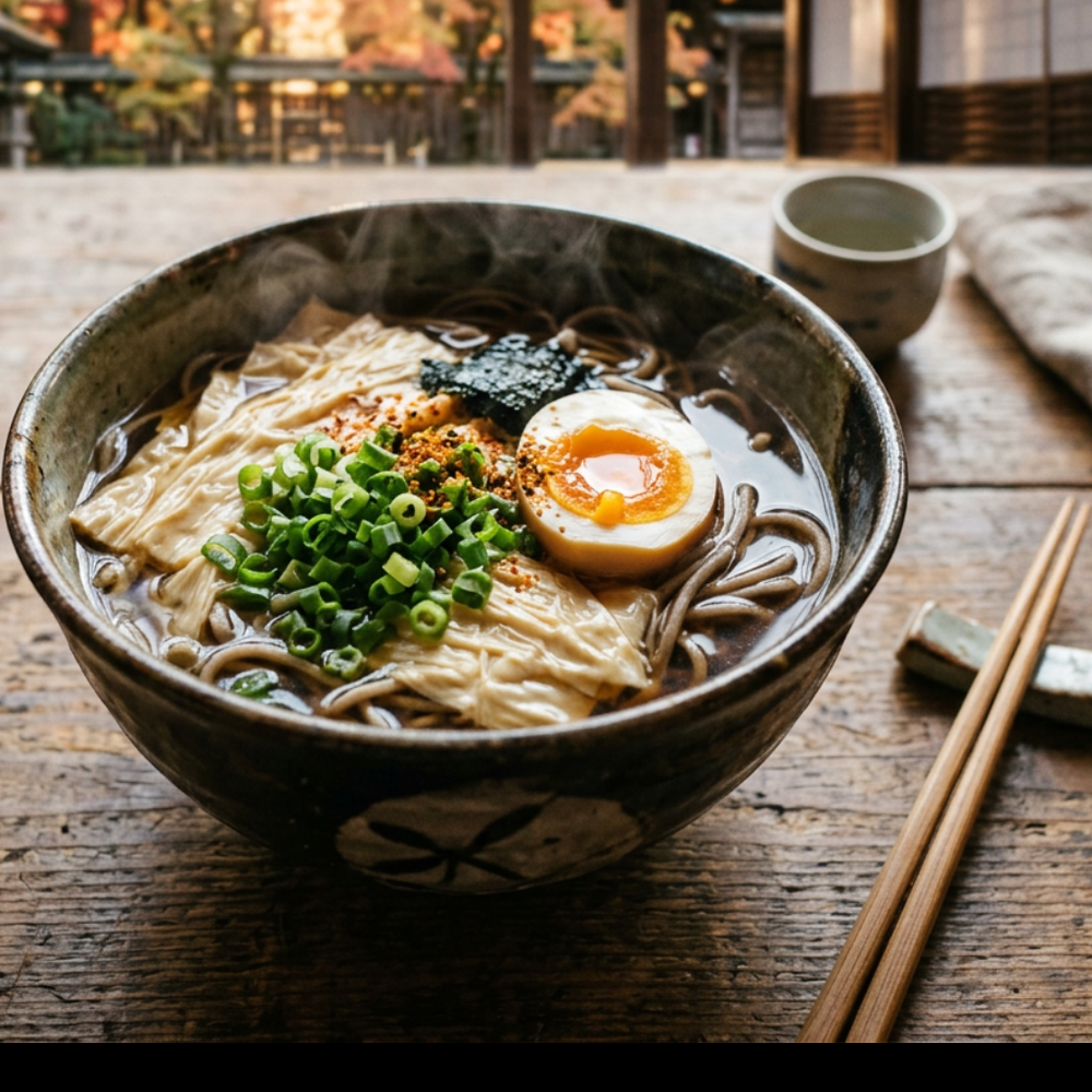 Local cuisine study in Nikko, Japan