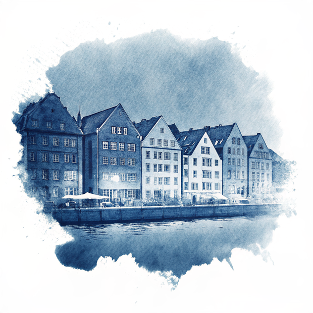 Norway watercolor