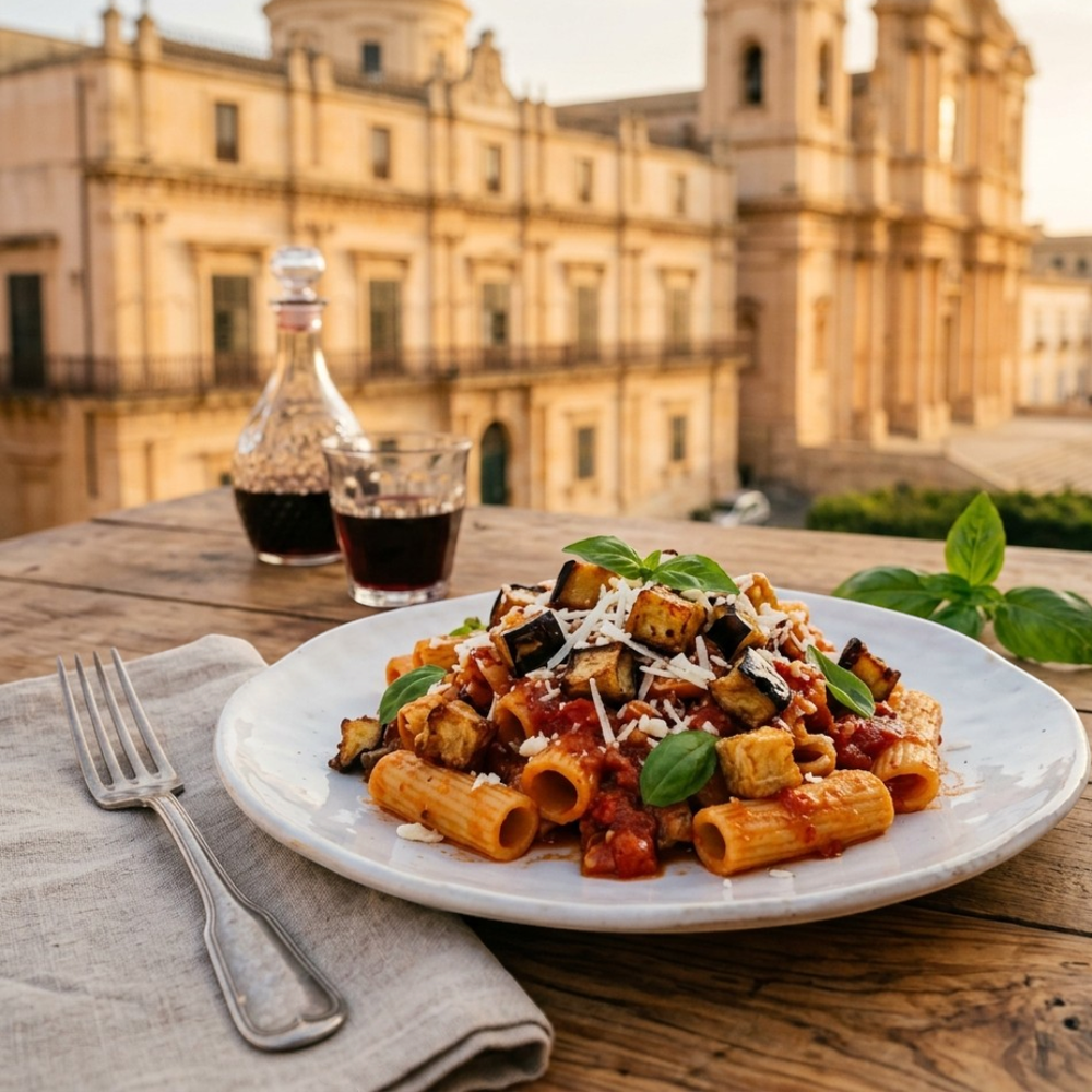 Local cuisine study in Noto, Sicily