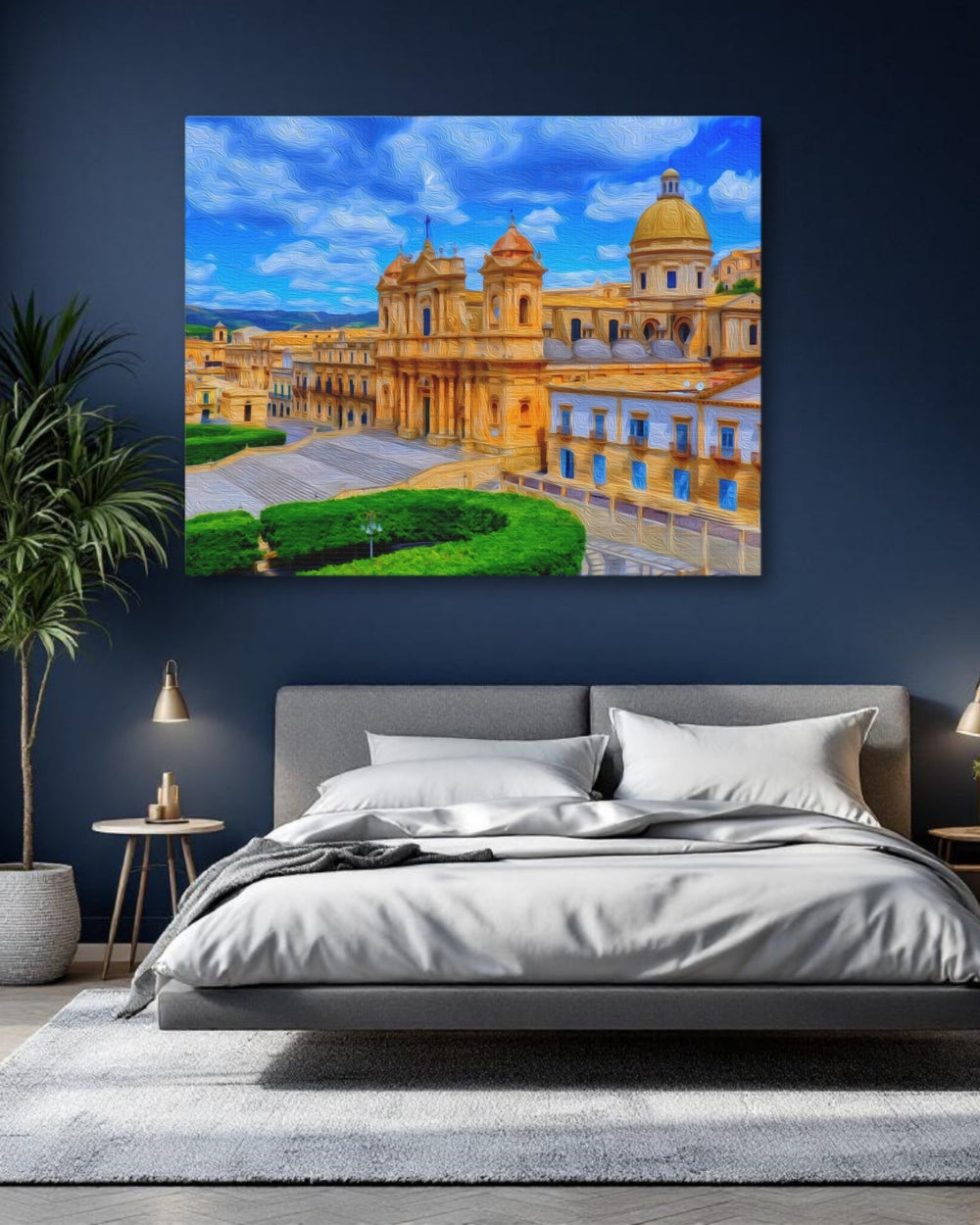 Noto, Sicily | Baroque Cathedral Square | Original Series Gallery Canvas detail