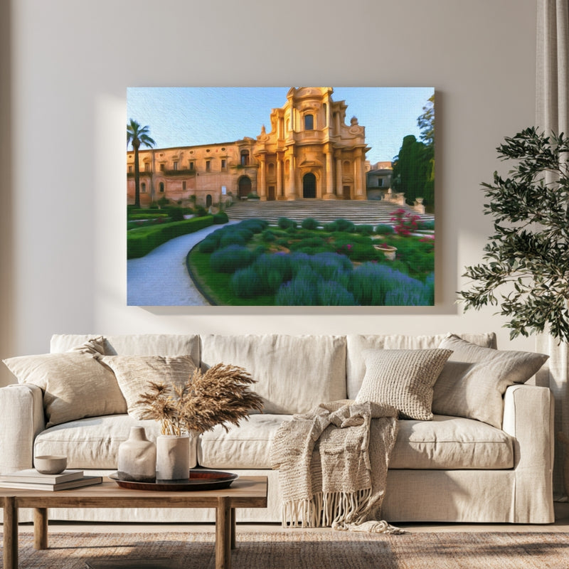 Noto Cathedral Baroque Facade — Noto, Sicily, view 1