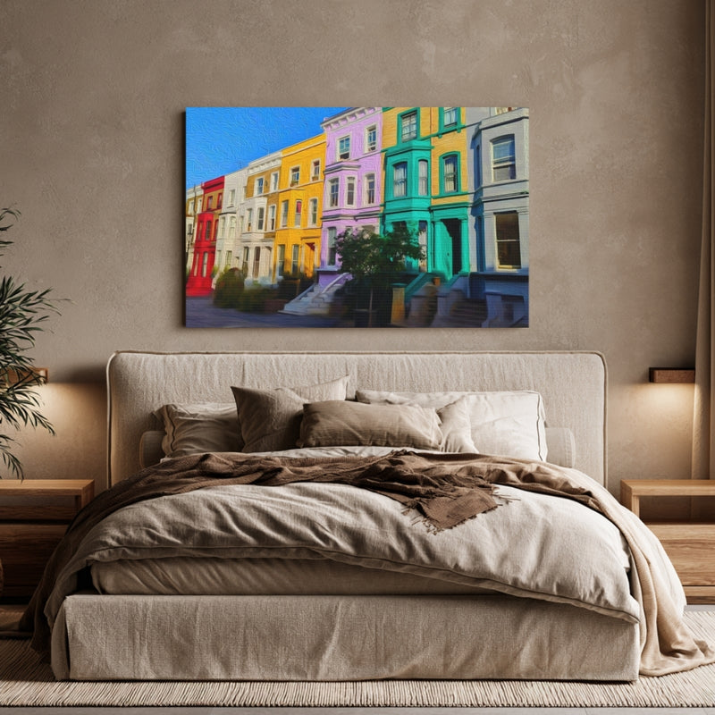 Colorful Notting Hill Townhouses — Notting Hill, London, view 6