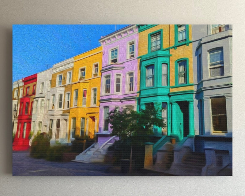 Colorful Notting Hill Townhouses — Notting Hill, London