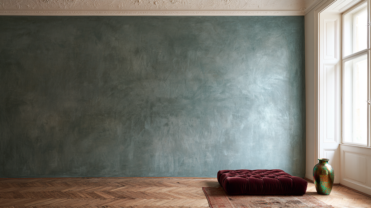 The Budapest collection hung together in a Budapest-inspired room