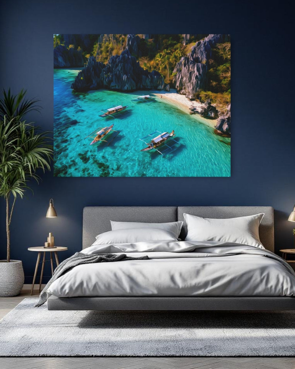 Nusa Lembongan, Indonesia | Crystal Lagoon Hidden Cove | Original Series Gallery Canvas detail