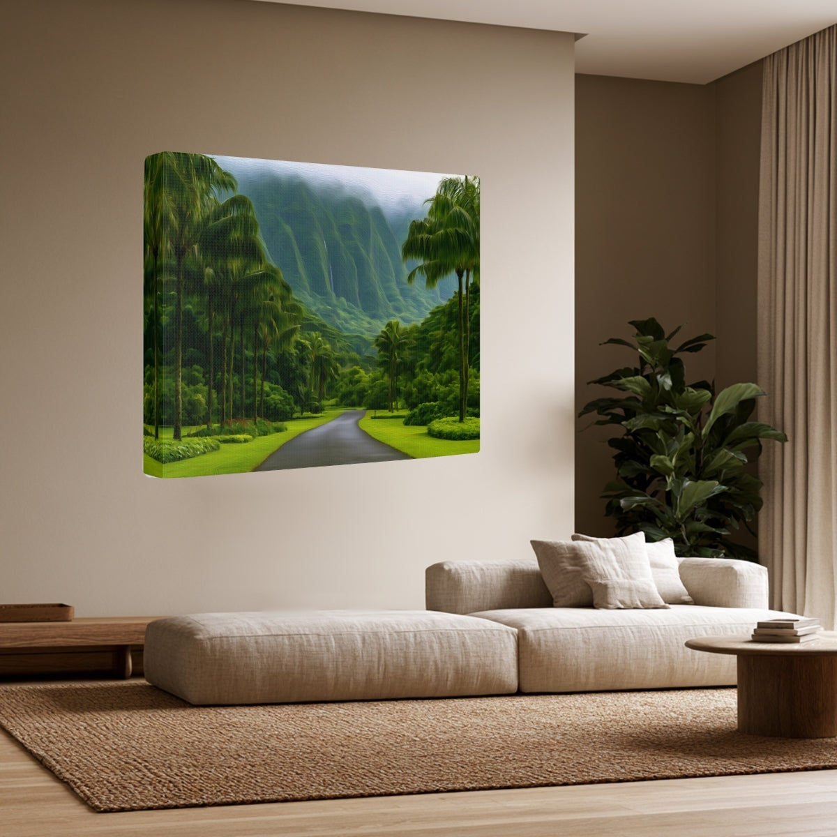 Ho'omaluhia Botanical Garden Road — Oahu, Hawaii, view 2