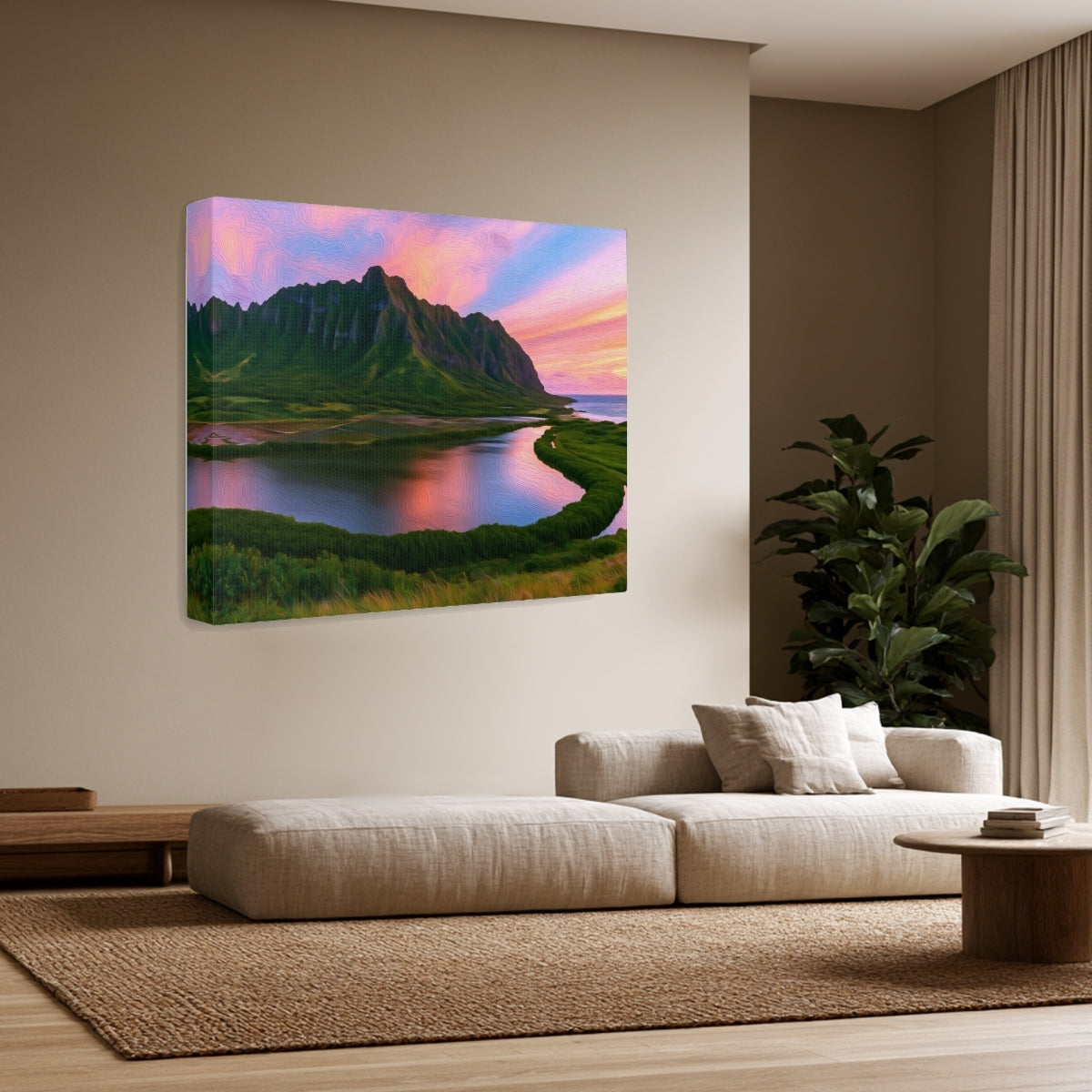 Kualoa Ranch Mountain Valley — Oahu, Hawaii, view 2