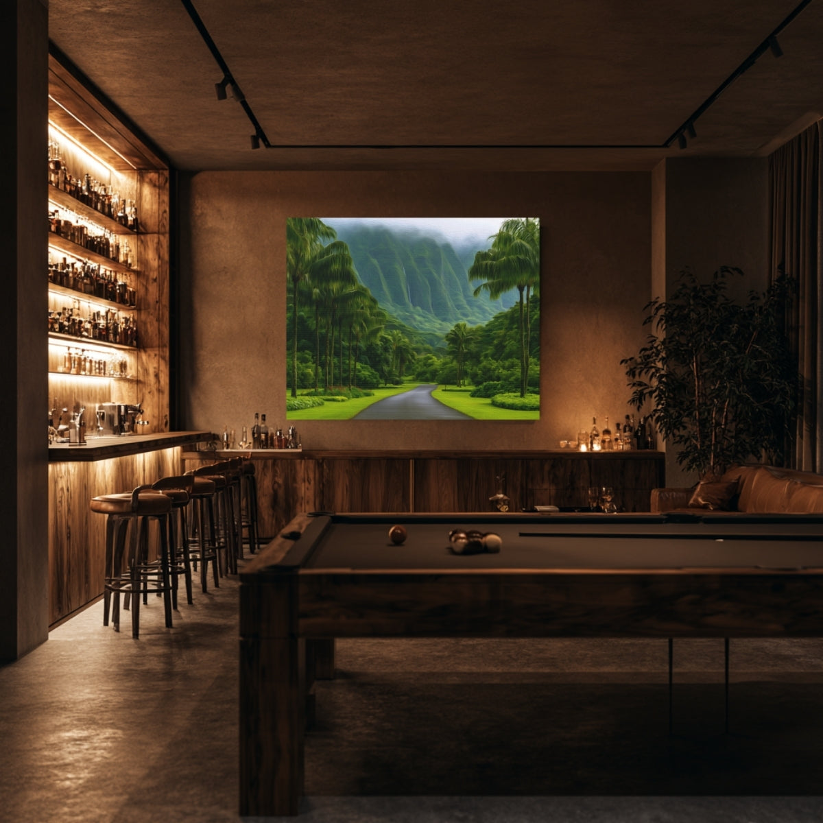 Ho'omaluhia Botanical Garden Road — Oahu, Hawaii, view 5