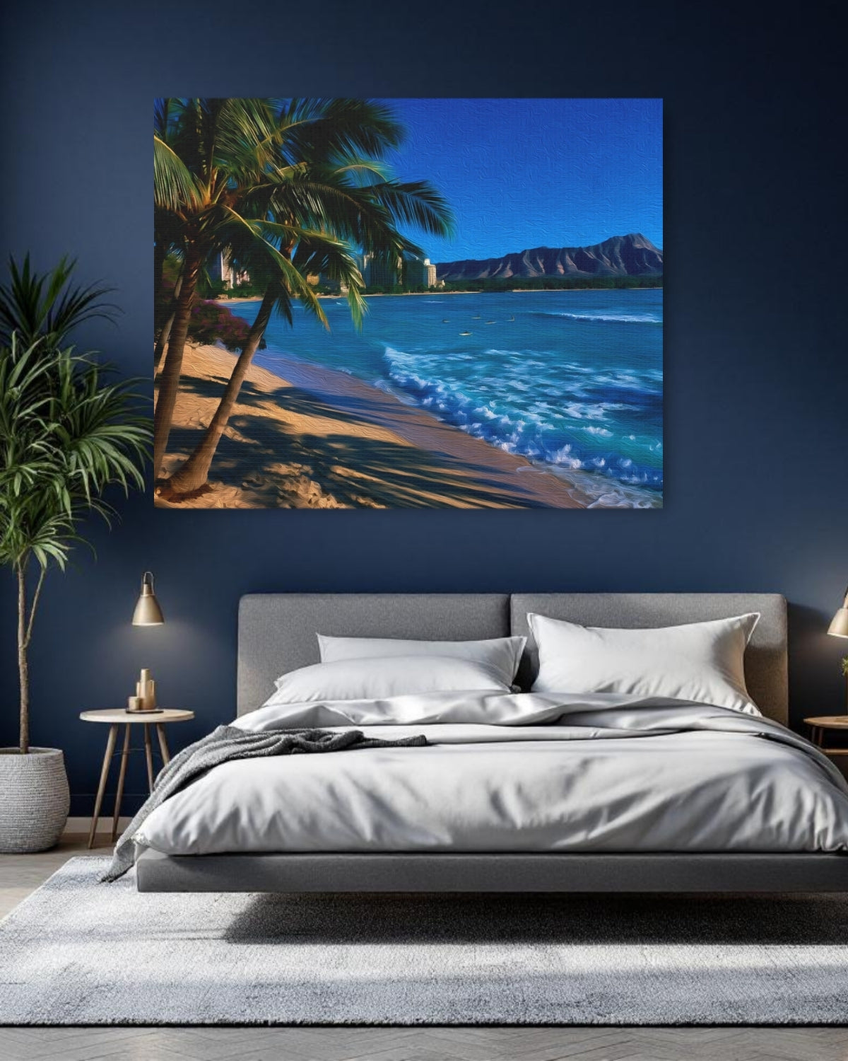 Waikiki Beach Diamond Head — Oahu, Hawaii, study 1