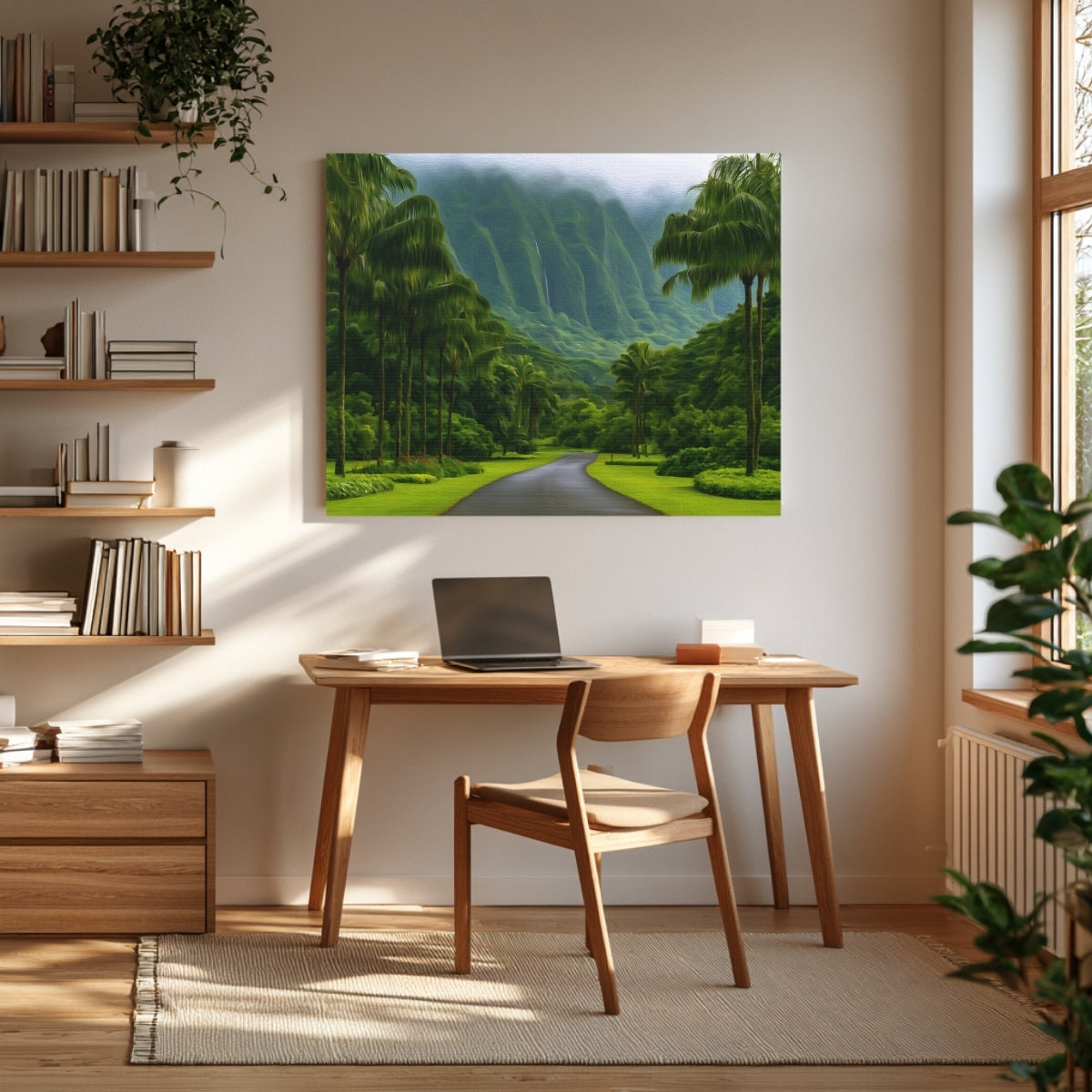 Ho'omaluhia Botanical Garden Road — Oahu, Hawaii, view 3