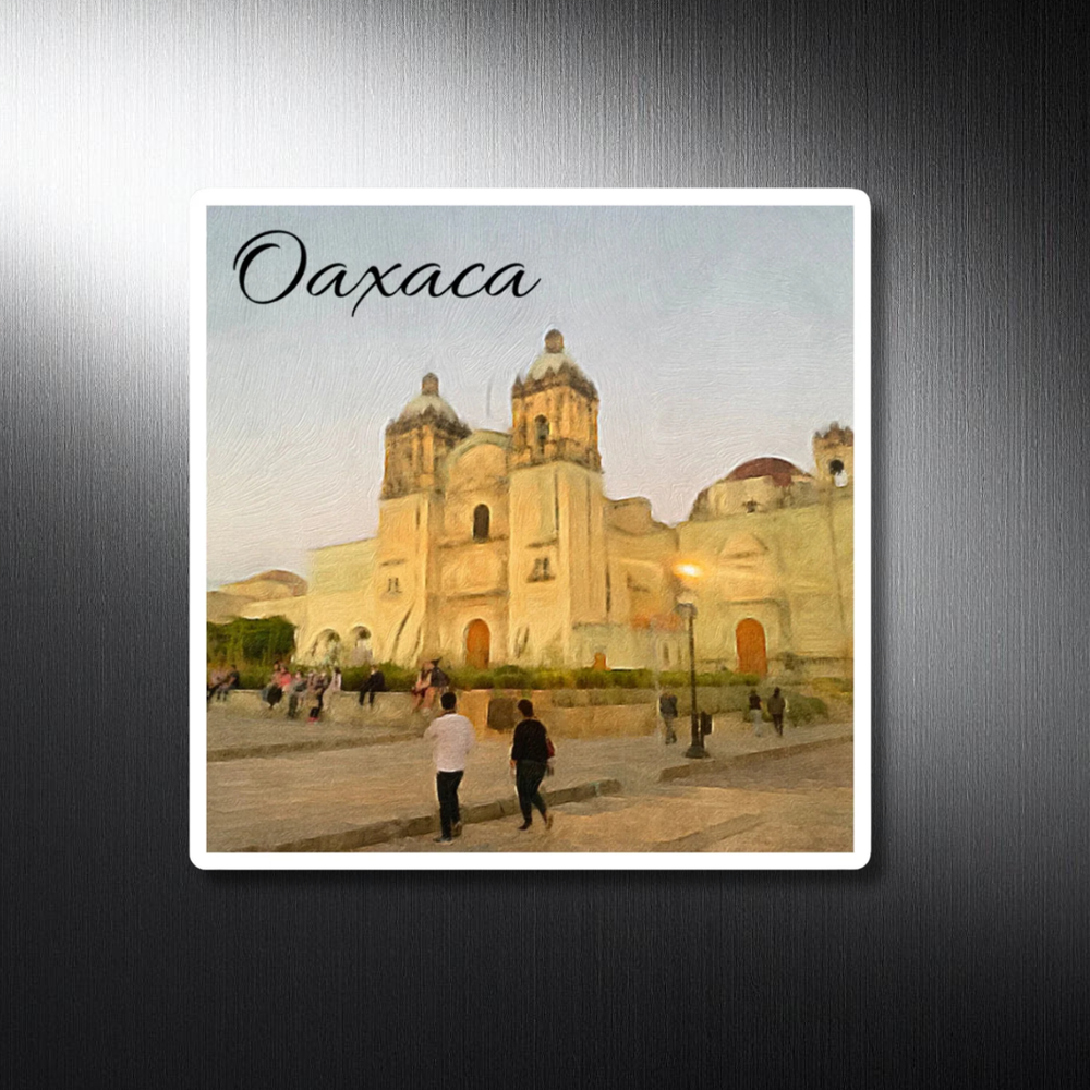 Oaxaca, Mexico | Catedral de la Asunción | Original Series Decorative Magnet