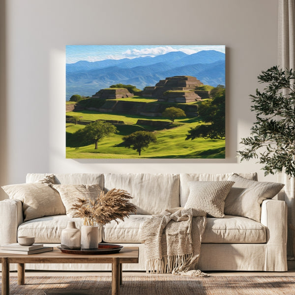 Monte Alban Ancient Ruins