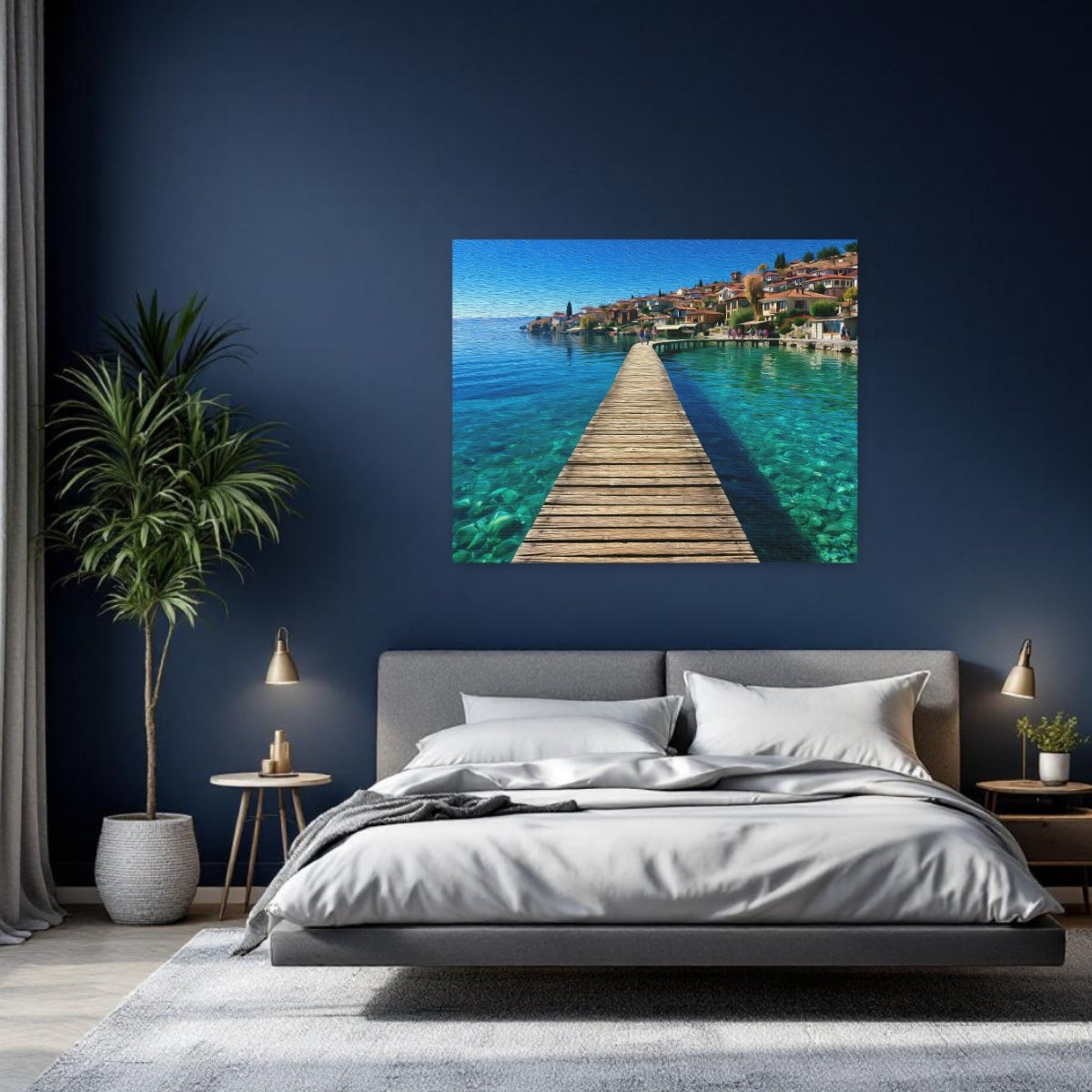 Ohrid Lake Wooden Pier — Ohrid, North Macedonia Study No. 2