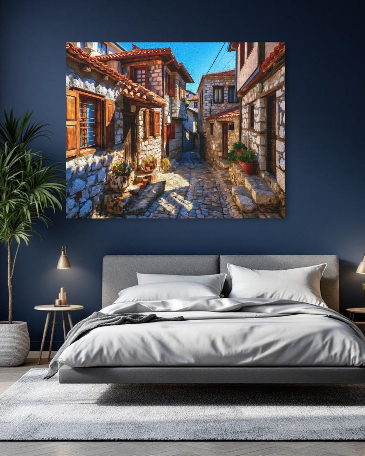 Ohrid Old Town Cobblestone Alley — Ohrid, North Macedonia Study No. 1