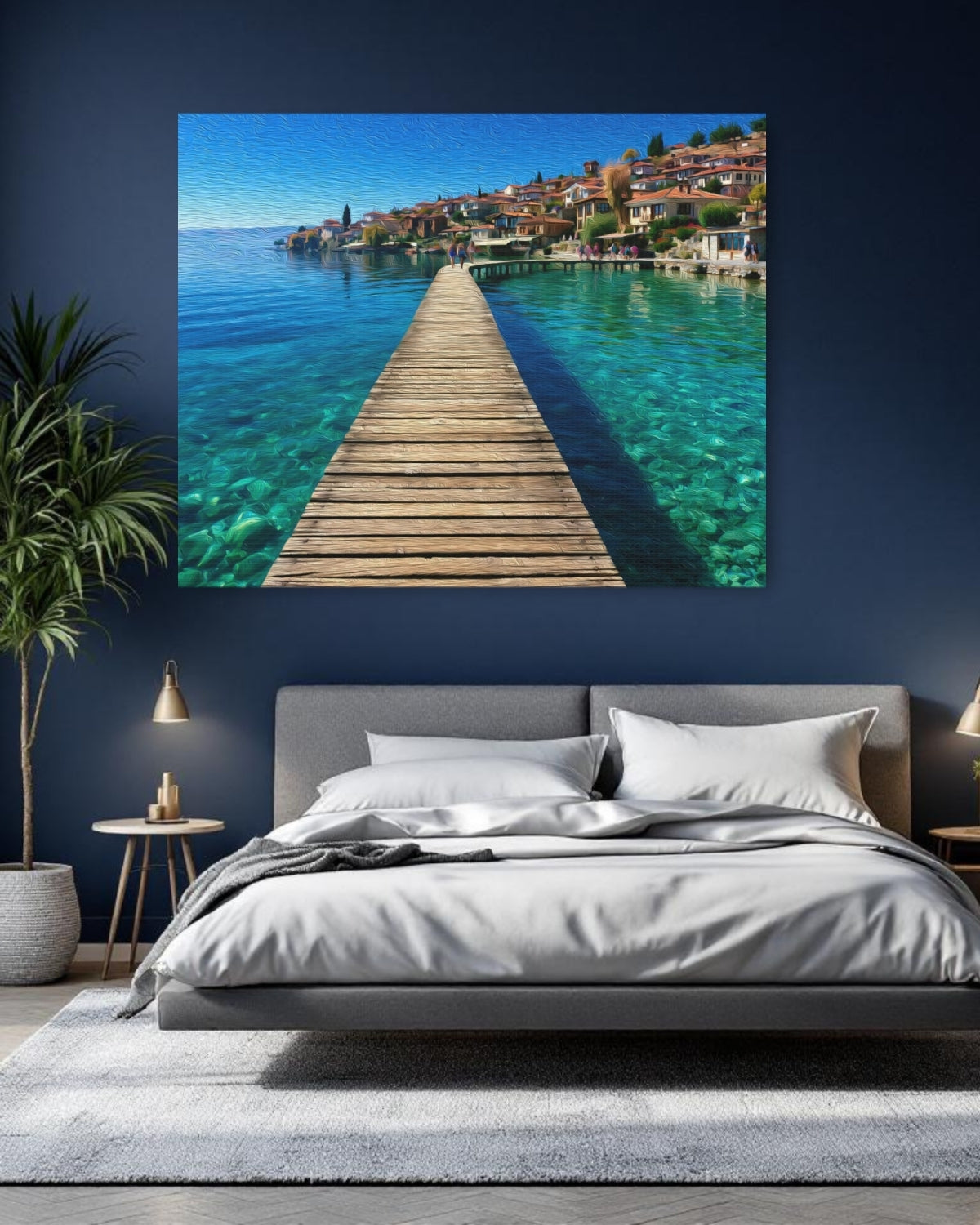 Ohrid Lake Wooden Pier — Ohrid, North Macedonia Study No. 1