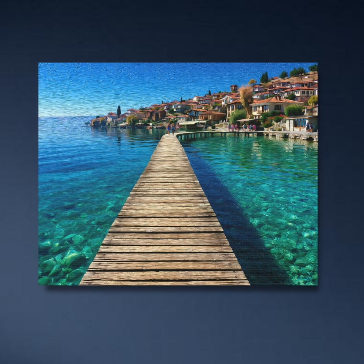 Ohrid Lake Wooden Pier — Ohrid, North Macedonia Study No. 4