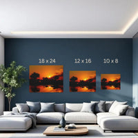 Okavango Delta Sunset Reflection — study 3 thumbnail