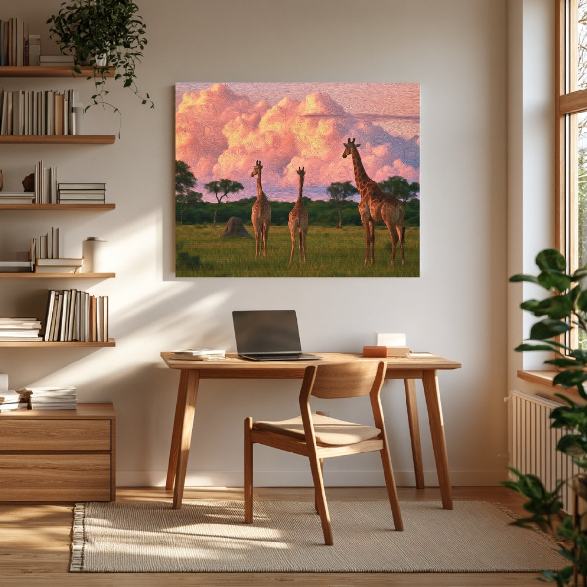 Okavango Delta Giraffe Savanna — Okavango Delta, Botswana, view 3