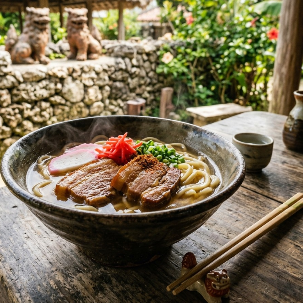 Local cuisine study in Okinawa, Japan