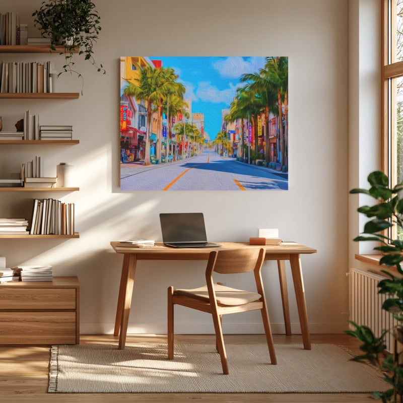 Kokusai Street Palm Boulevard — Okinawa, Japan, view 4