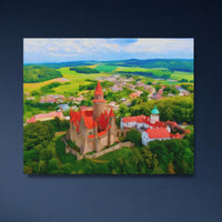 Medieval Castle Among Hills — close-up thumbnail