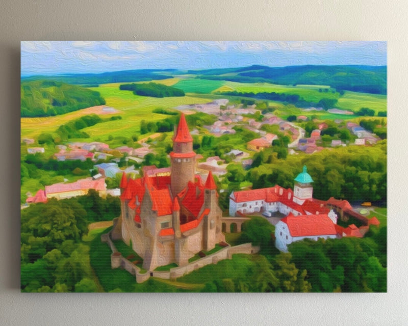 Medieval Castle Among Hills — Olomouc, Czech Republic